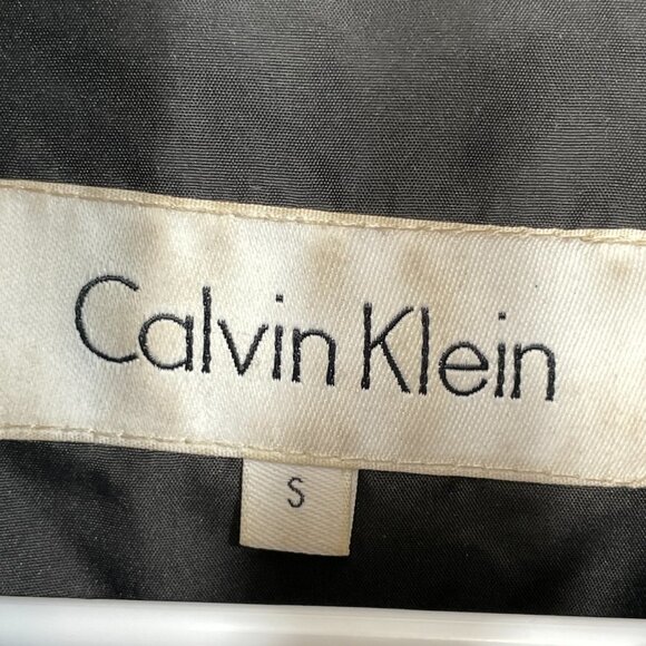 Calvin Klein Women's Small Duck Down Feathers Puffer Long Thick Hooded Coat - Picture 5 of 7